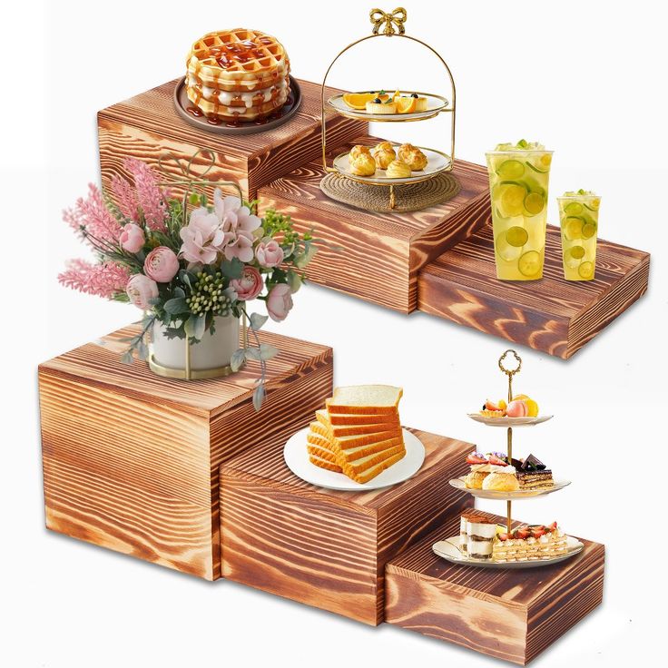 5 Layer Wooden Display