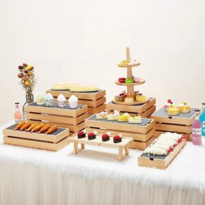 triangle-wooden-buffet-stand